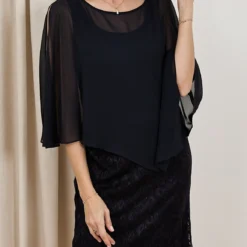 Vera Mont ROBE VERAMONT 0095 4805 -Modes Sylphide Soldes Magasin 014034 VERAMONT 0095 4805 MARINE 3