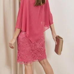 Vera Mont ROBE VERAMONT 0095 4805 -Modes Sylphide Soldes Magasin 014034 VERAMONT 0095 4805 ROSE 9