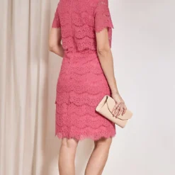 Vera Mont ROBE VERAMONT 0018 4851 -Modes Sylphide Soldes Magasin 014037 ROBE 0018 4851 VERAMONT ROSE 4