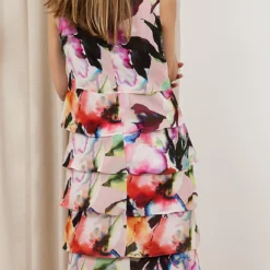 Vera Mont ROBE VERAMONT 0227 4824 -Modes Sylphide Soldes Magasin 014038 VERAMONT 0227 4824 MULTI 2