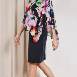 Vera Mont ROBE VERAMONT 0229 4824 13 Vera Mont ROBE VERAMONT 0229 4824 -Modes Sylphide Soldes Magasin 014039 ROBE 0229 4824 VERAMONT MARINE IMP 0