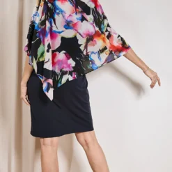 Vera Mont ROBE VERAMONT 0229 4824 15 Vera Mont ROBE VERAMONT 0229 4824 -Modes Sylphide Soldes Magasin 014039 ROBE 0229 4824 VERAMONT MARINE IMP 2