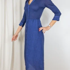 ROBE 120% LINO 70CB 12 ROBE 120% LINO 70CB -Modes Sylphide Soldes Magasin 014113 ROBE 70CB 120 LINO INK FADE ENCRE 1 scaled