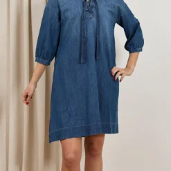 ROBE HANA SAN FANNY -Modes Sylphide Soldes Magasin 014137 HANA SAN FANNY BLEU 0