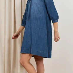 ROBE HANA SAN FANNY -Modes Sylphide Soldes Magasin 014137 HANA SAN FANNY BLEU 1