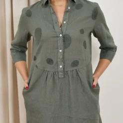 ROBE ROSSO 35 N1523VR -Modes Sylphide Soldes Magasin 014154 ROSSO35 N1523VR MILITAIRE 3