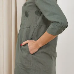 ROBE ROSSO 35 N1523VR -Modes Sylphide Soldes Magasin 014154 ROSSO35 N1523VR MILITAIRE 4