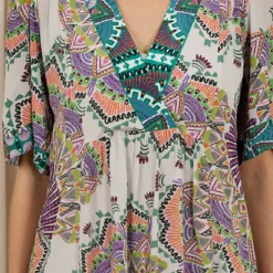 ROBE STELLA FOREST SOLAL 11 ROBE STELLA FOREST SOLAL -Modes Sylphide Soldes Magasin 014194 STELLA FOREST SOLAL E23RO055 VERT PARME 5