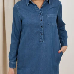 ROBE DENIM STUDIO ZOHR DENIM 10 ROBE DENIM STUDIO ZOHR DENIM -Modes Sylphide Soldes Magasin 014214 DENIM STUDIO ZOHRDENIM BLEU 0
