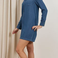 ROBE DENIM STUDIO ZOHR DENIM 15 ROBE DENIM STUDIO ZOHR DENIM -Modes Sylphide Soldes Magasin 014214 DENIM STUDIO ZOHRDENIM BLEU 1