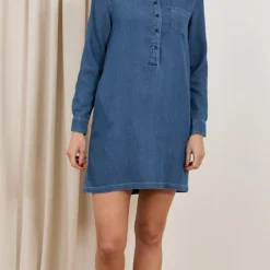 ROBE DENIM STUDIO ZOHR DENIM 14 ROBE DENIM STUDIO ZOHR DENIM -Modes Sylphide Soldes Magasin 014214 DENIM STUDIO ZOHRDENIM BLEU 2