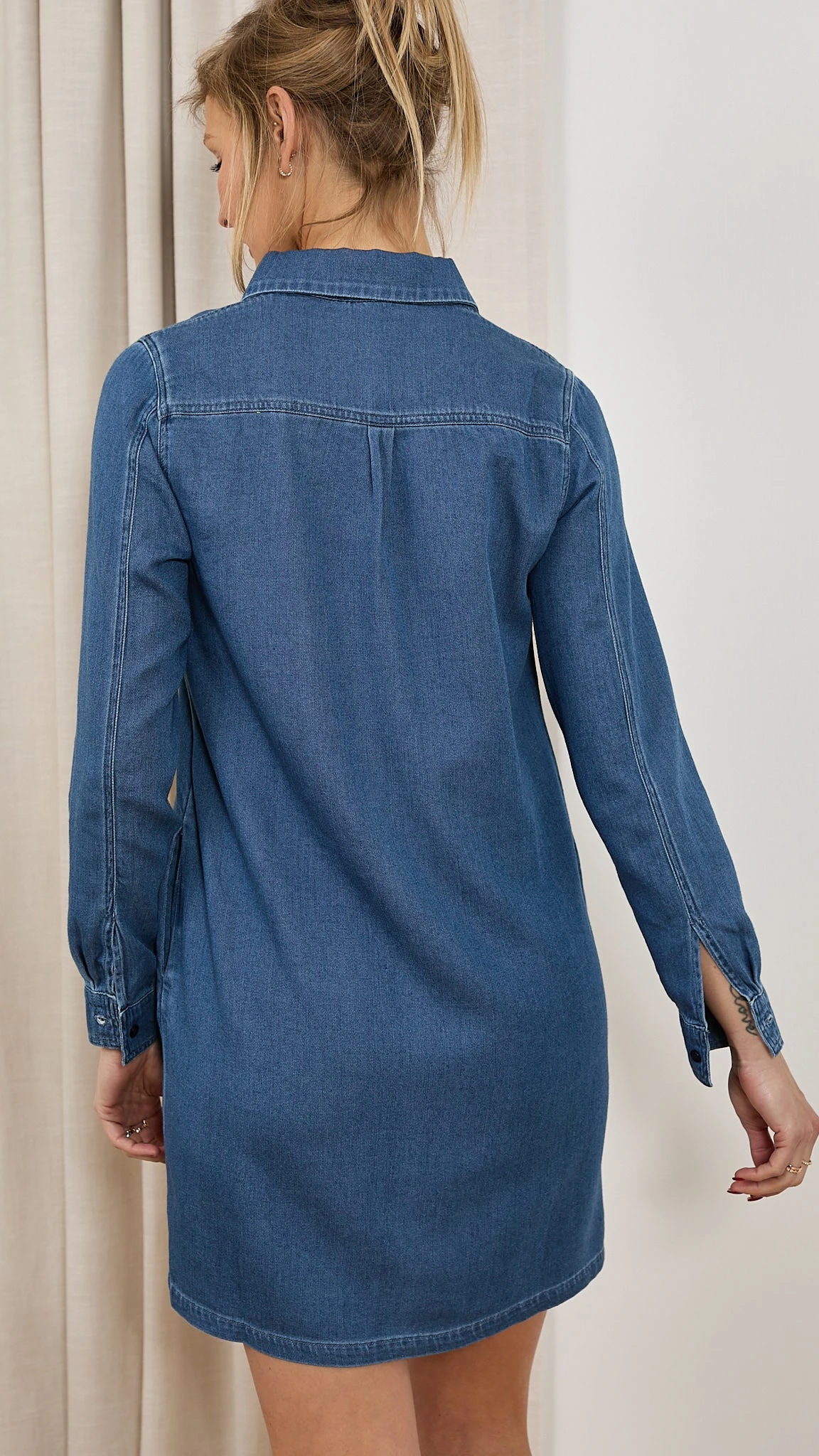 ROBE DENIM STUDIO ZOHR DENIM 6 ROBE DENIM STUDIO ZOHR DENIM – Image 4