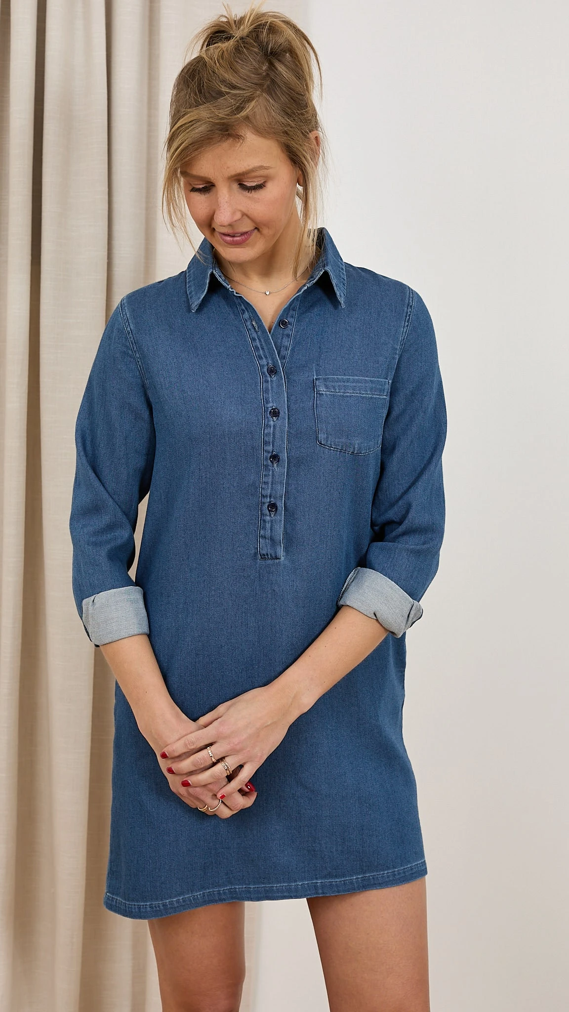 ROBE DENIM STUDIO ZOHR DENIM 3 ROBE DENIM STUDIO ZOHR DENIM