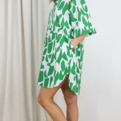 ROBE ETERNA H250 7918 -Modes Sylphide Soldes Magasin 014220 ETERNA H250 7918 VERT BLANC 4 scaled