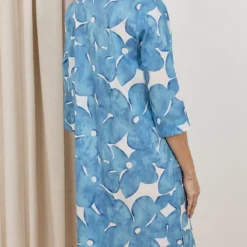 ROBE WHYCI WH1560 -Modes Sylphide Soldes Magasin 014232 WHYCI WH1560 BLEU 1