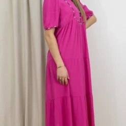 ROBE BA&SH TISOLDE -Modes Sylphide Soldes Magasin 014266 TISOLDE BASH ROSE 2 scaled