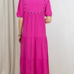 ROBE BA&SH TISOLDE -Modes Sylphide Soldes Magasin 014266 TISOLDE BASH ROSE 3 scaled