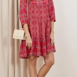 ROBE GERARD DAREL JUDITH -Modes Sylphide Soldes Magasin 014339 GERARD DAREL JUDITH CORAIL 0