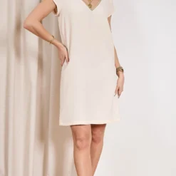 ROBE PABLO RILANA 14 ROBE PABLO RILANA -Modes Sylphide Soldes Magasin 014346 ROBE RILANA BEIGE ROSE PABLO 0