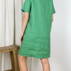 ROBE BENSIMON MARTINE -Modes Sylphide Soldes Magasin 014418 ROBE BENSIMON SAUGE VERT2 scaled