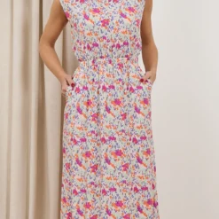 ROBE DES PETITS HAUTS SOFINA -Modes Sylphide Soldes Magasin 014434 DES PETITS HAUTS SOFINA AVA MULTICO 2