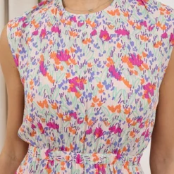 ROBE DES PETITS HAUTS SOFINA -Modes Sylphide Soldes Magasin 014434 DES PETITS HAUTS SOFINA AVA MULTICO 5