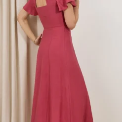 ROBE DES PETITS HAUTS SAVOLI -Modes Sylphide Soldes Magasin 014440 DES PETITS HAUTS SAVOLI BAIE BOIS ROSE 4