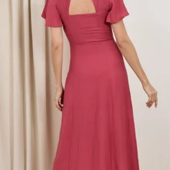 ROBE DES PETITS HAUTS SAVOLI -Modes Sylphide Soldes Magasin 014440 DES PETITS HAUTS SAVOLI BAIE BOIS ROSE 5