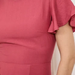 ROBE DES PETITS HAUTS SAVOLI -Modes Sylphide Soldes Magasin 014440 DES PETITS HAUTS SAVOLI BAIE BOIS ROSE 6