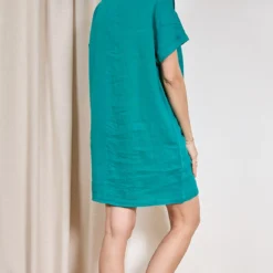 ROBE HARRIS WILSON ELINE -Modes Sylphide Soldes Magasin 014506 ROBE ELINE HARRIS WILSON TURQUOISE 1