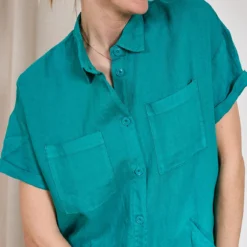 ROBE HARRIS WILSON ELINE -Modes Sylphide Soldes Magasin 014506 ROBE ELINE HARRIS WILSON TURQUOISE 2