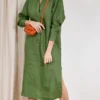 ROBE HARRIS WILSON ELINDA -Modes Sylphide Soldes Magasin 014507 ROBE ELINDA HARRIS WILSON PIN VERT 0