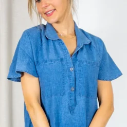 ROBE HARRIS WILSON EYMAELLE 9 ROBE HARRIS WILSON EYMAELLE -Modes Sylphide Soldes Magasin 014514 ROBE EYMAELLE HARRIS WILSON DENIM 0