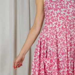 ROBE TERRE ROUGE GS889 -Modes Sylphide Soldes Magasin 014958 ROBE GS889 TERRE ROUGE PAPILLON ROSE 0