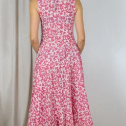 ROBE TERRE ROUGE GS889 -Modes Sylphide Soldes Magasin 014958 ROBE GS889 TERRE ROUGE PAPILLON ROSE 1 scaled