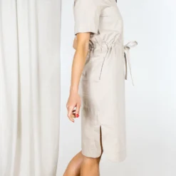 ROBE ANNA SAVARELLI S1580 9 ROBE ANNA SAVARELLI S1580 -Modes Sylphide Soldes Magasin 014976 ROBE S1580 ANNA SARAVELLI BEIGE 4 scaled