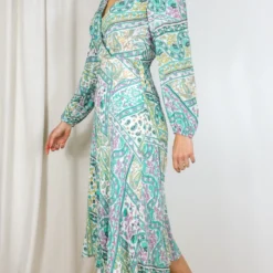 ROBE BA&SH FRANKY 9 ROBE BA&SH FRANKY -Modes Sylphide Soldes Magasin 014984 ROBE FRANKY BASH VERT 1 scaled