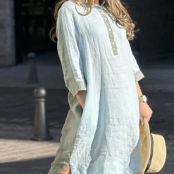 ROBE CHEMISE ROSSO 35 N1557V