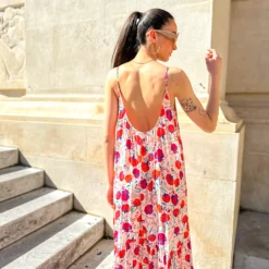 See U Soon Robe Maxi Dos Nu 23122297 -Modes Sylphide Soldes Magasin 23122297 2