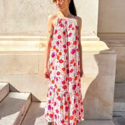 See U Soon Robe Maxi Dos Nu 23122297 -Modes Sylphide Soldes Magasin 23122297 4