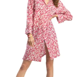 ROBE TERRE ROUGE GS10 -Modes Sylphide Soldes Magasin GS10 3PAP