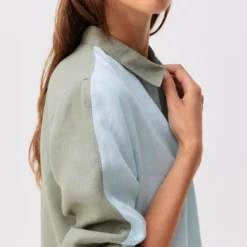 ROBE CHEMISE ROSSO 35 N1557V -Modes Sylphide Soldes Magasin N1557V 004