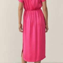 ROBE AMERICAN VINTAGE WIDLAND 18 ROBE AMERICAN VINTAGE WIDLAND -Modes Sylphide Soldes Magasin WID14JE23 MAGENT MODEL 2 large