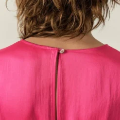 ROBE AMERICAN VINTAGE WIDLAND 21 ROBE AMERICAN VINTAGE WIDLAND -Modes Sylphide Soldes Magasin WID14JE23 MAGENT MODEL 5 large