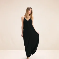 Karma Koma Robe Agatta Noir Ou Maquis -Modes Sylphide Soldes Magasin agatta 2