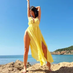 Karma Koma Robe April Jaune Ou Vert