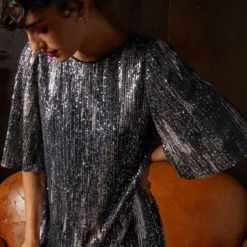 Grace & Mila Robe Harper Sequin 10 Grace & Mila Robe Harper Sequin -Modes Sylphide Soldes Magasin harper 3