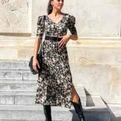 Only Robe AVRIL Orange Ou Noir