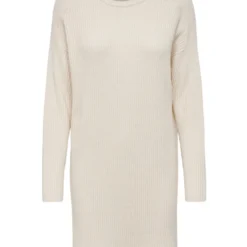 Only Robe Pull Fia Katia écru Ou Marron -Modes Sylphide Soldes Magasin onlfia 15259280 4