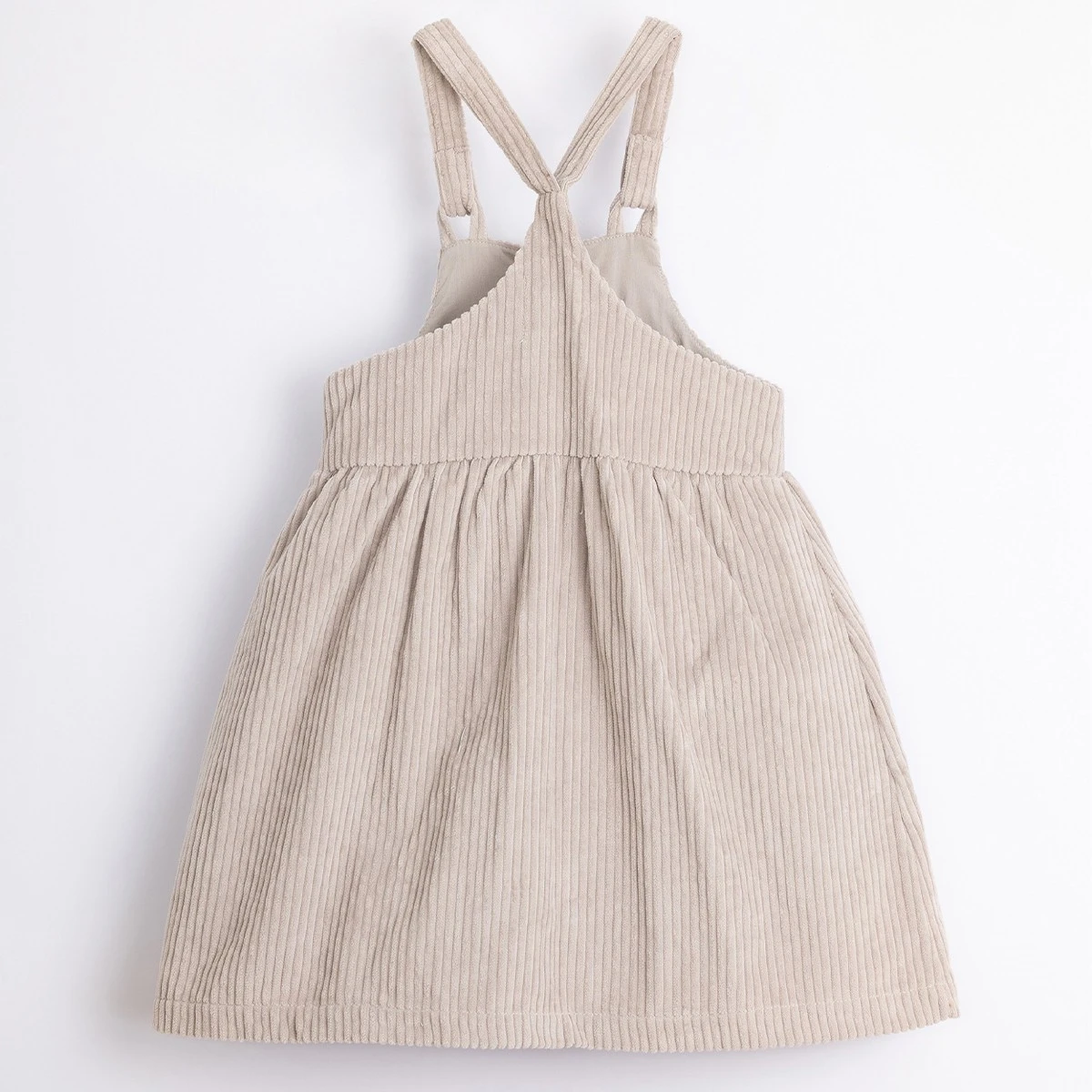 Robe à Bretelles En Velours écru Play Up 4 Robe à Bretelles En Velours écru Play Up – Image 2